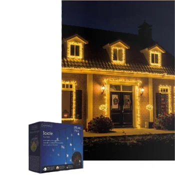 Lumineo Icicle novogodišnje LED lampice 7.5m 175 LED toplo bele Lumineo Icicle novogodišnje LED lampice 7.5m 175 LED toplo bele